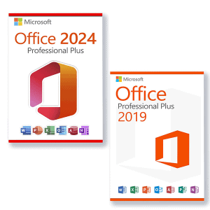Microsoft Office 2024 Professional Plus + Office 2019 Professional Plus Lizenz für 3 PC