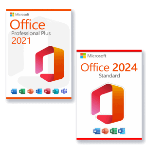 Microsoft Office 2024 Standard + Microsoft Office 2021 Professional Plus Lizenz für 3 PC